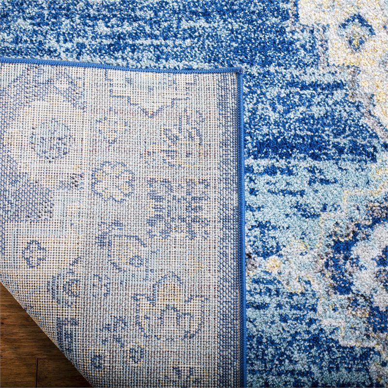 Safavieh Madison 9' x 12' Rug in Navy and Cream