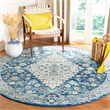 Safavieh Madison 3' x 5' Rug in Blue and Cream