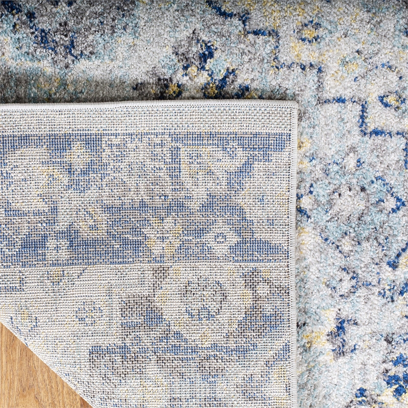 Safavieh Madison 4' x 6' Rug in Blue and Cream