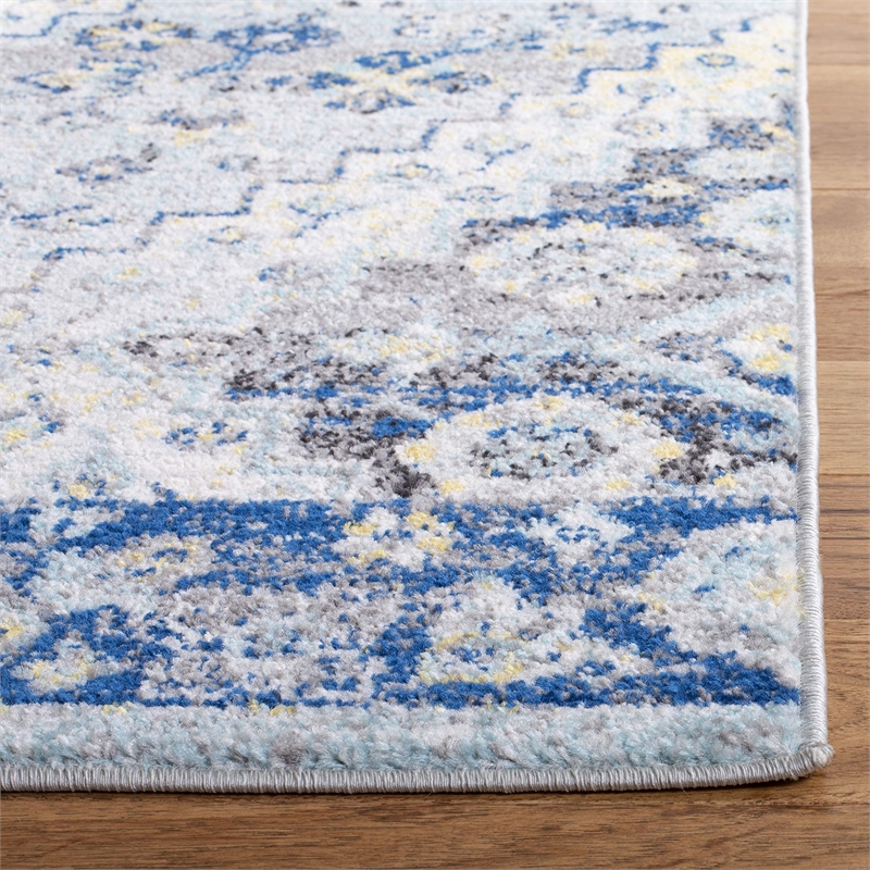 Safavieh Madison 9' x 12' Rug in Blue and Cream