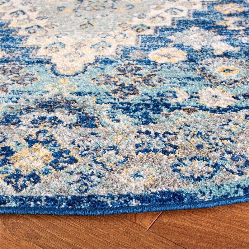 Safavieh Madison 8' x 10' Rug in Navy and Cream