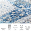 Safavieh Madison 8' x 10' Rug in Navy and Cream