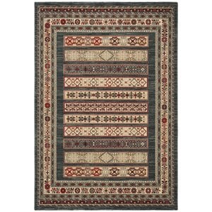 Safavieh Mahal 5'1&quot x 7'7&quot Rug in Navy and Cream