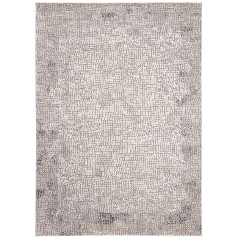 Safavieh Meadow 9' x 12' Rug in Taupe and Gray