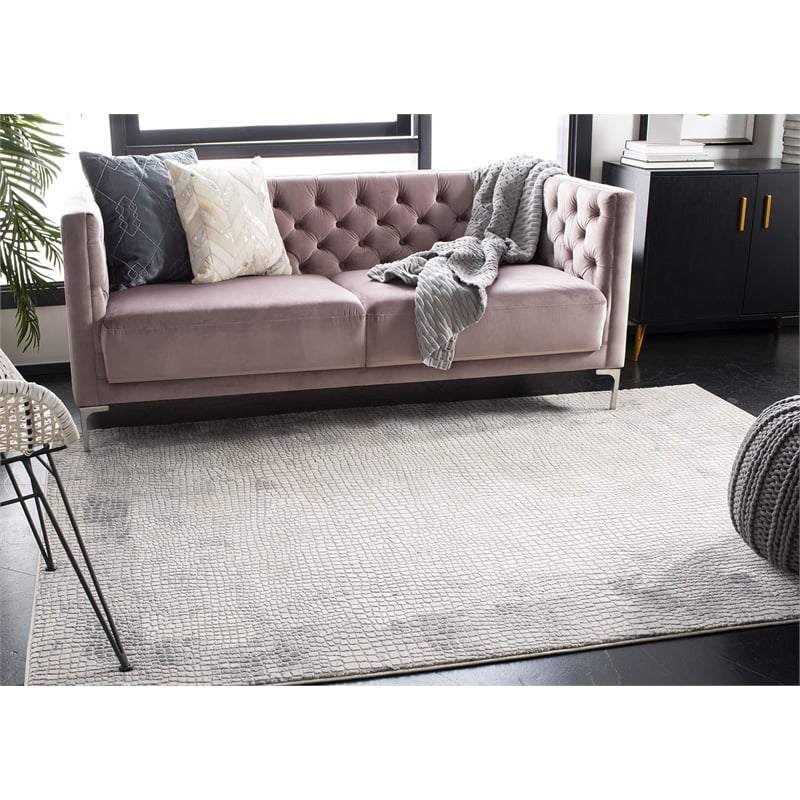 Safavieh Meadow 9' x 12' Rug in Taupe and Gray