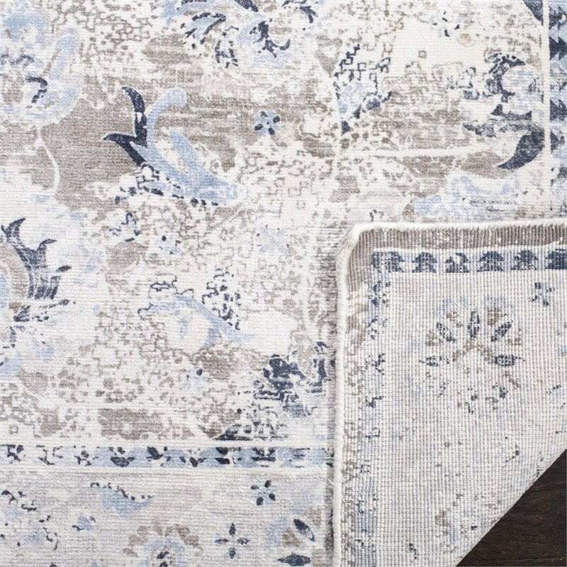 Safavieh Mirage 8' x 10' Hand Loomed Rug in Blue and Ivory