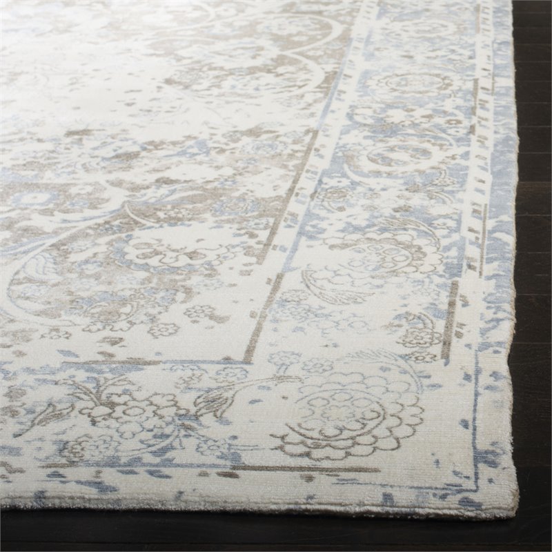 Safavieh Mirage 6' x 9' Hand Loomed Rug in Blue and Ivory