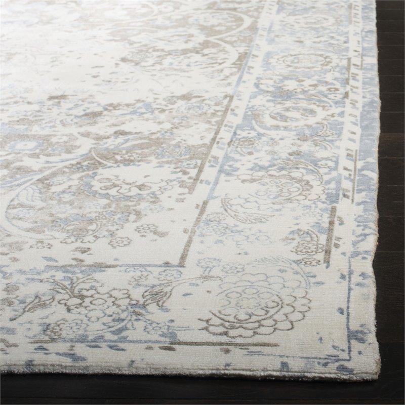 Safavieh Mirage 9' x 12' Hand Loomed Rug in Blue and Ivory