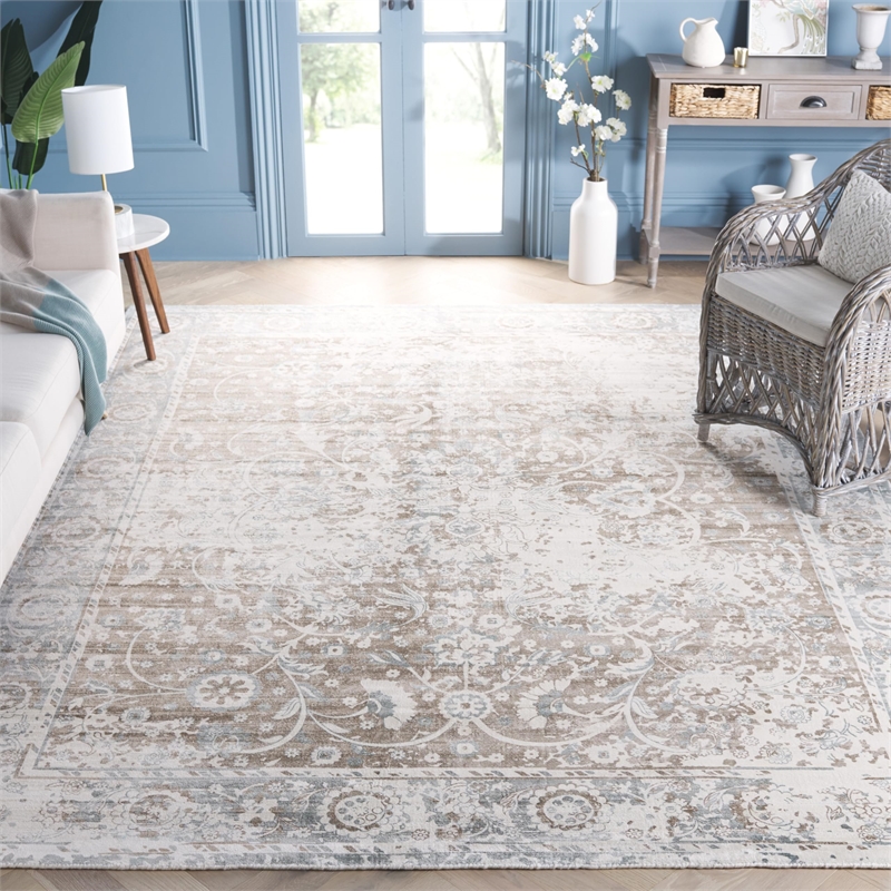 Safavieh Mirage 9' x 12' Hand Loomed Rug in Blue and Ivory