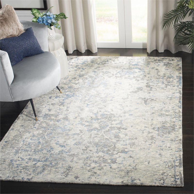 Safavieh Mirage 6' x 9' Hand Loomed Rug in Blue and Gray
