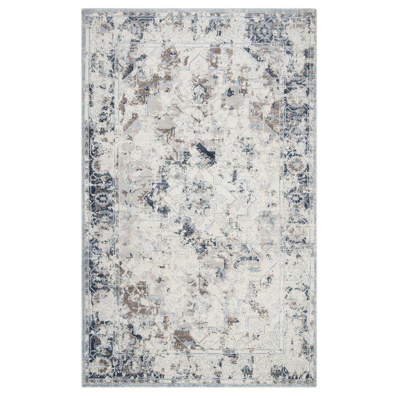 Safavieh Mirage 6' x 9' Hand Loomed Rug in Blue and Cream