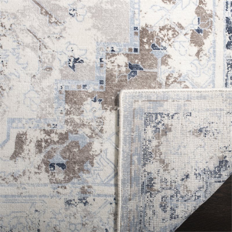 Safavieh Mirage 9' x 12' Hand Loomed Rug in Blue and Cream