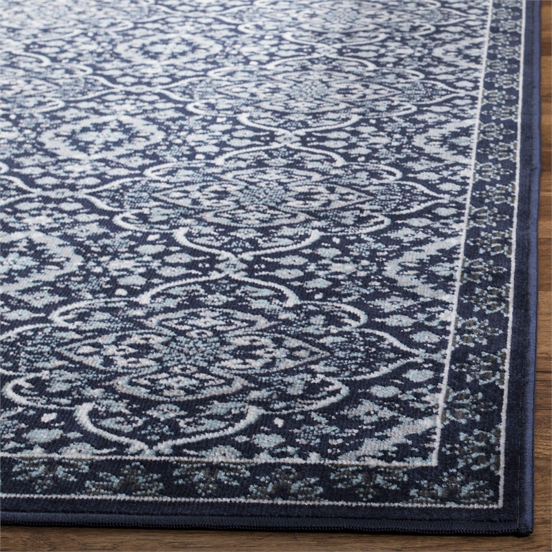 Safavieh Montage 4' x 6' Rug in Navy and Ivory