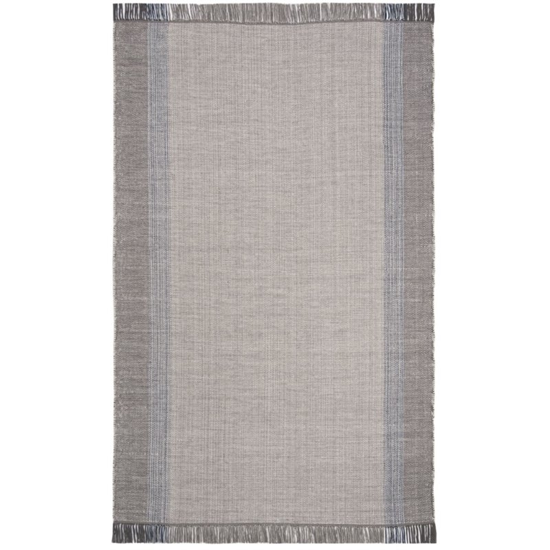 Safavieh Montauk 3' x 5' Hand Woven Rug in Blue and Gray