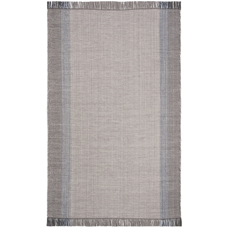 Safavieh Montauk 5' x 8' Hand Woven Rug in Blue and Gray