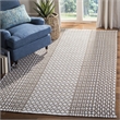 Safavieh Montauk 3' x 5' Hand Woven Rug in Taupe and Ivory
