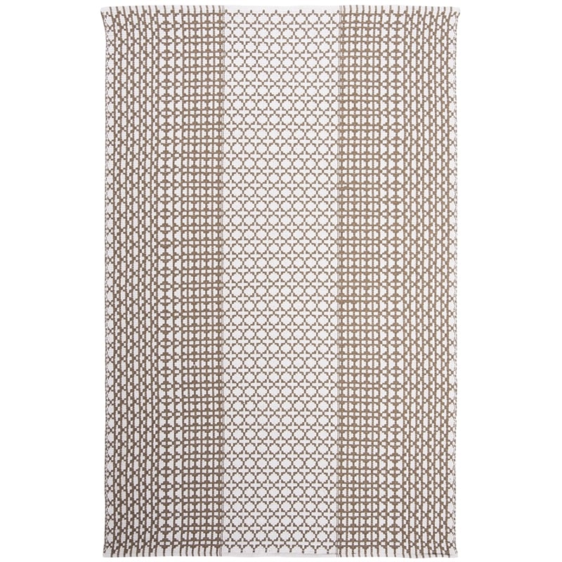 Safavieh Montauk 5' x 8' Hand Woven Rug in Taupe and Ivory