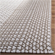 Safavieh Montauk 8' x 10' Hand Woven Rug in Taupe and Ivory