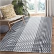 Safavieh Montauk 3' x 5' Hand Woven Rug in Black and Ivory