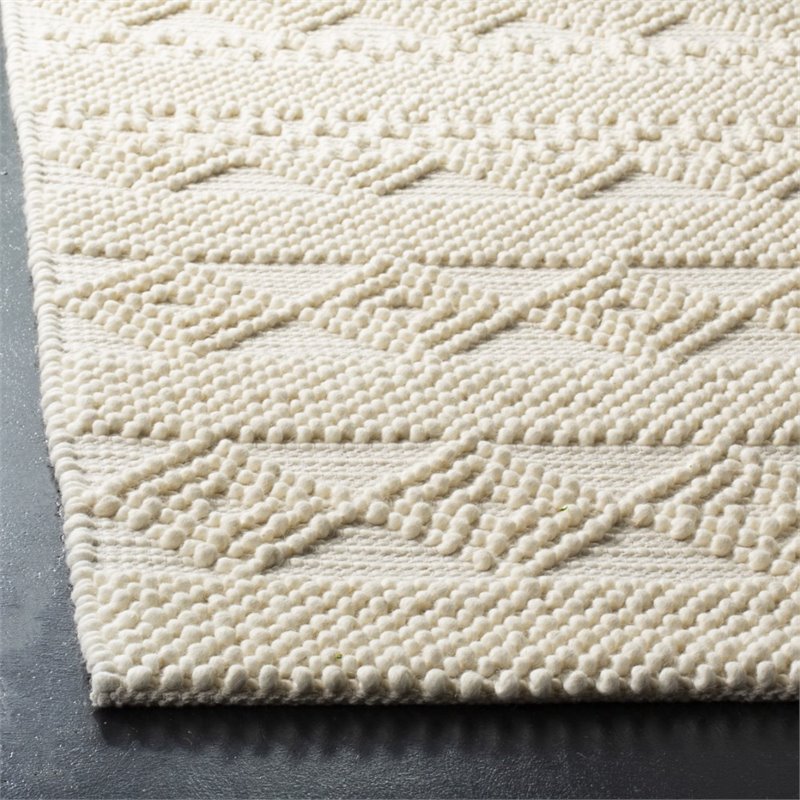 Safavieh Natura 2 3 X 8 Hand Woven Wool Runner Rug In Ivory