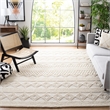 Safavieh Natura 8' x 10' Hand Woven Wool Rug in Ivory