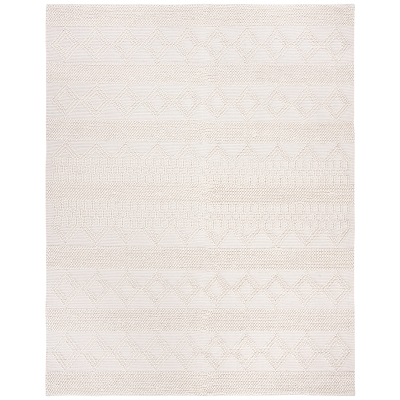 Safavieh Natura 8' x 10' Hand Woven Wool Rug in Ivory