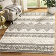 Safavieh Natura 6' x 9' Hand Woven Wool Rug in Ivory and Gray