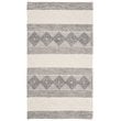 Safavieh Natura 2' x 3' Hand Woven Wool Rug in Gray and Ivory