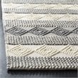 Safavieh Natura 4' x 6' Hand Woven Wool Rug in Gray and Ivory
