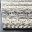Safavieh Natura 6' x 9' Hand Woven Wool Rug in Gray and Ivory