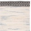 Safavieh Natura 3' x 5' Hand Woven Wool Rug in Black and Ivory