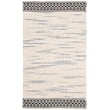 Safavieh Natura 3' x 5' Hand Woven Wool Rug in Black and Ivory