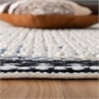 Safavieh Natura 4' x 6' Hand Woven Wool Rug in Black and Ivory