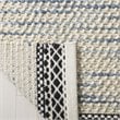 Safavieh Natura 8' x 10' Hand Woven Wool Rug in Black and Ivory