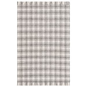 Safavieh Natura 8'-0&quot x 10'-0&quot Wool Hand Woven Rug in Gray / Ivory