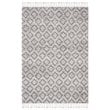 Safavieh Natura 5' x 8' Hand Woven Wool Rug in Charcoal and Light Gray