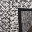 Safavieh Natura 8' x 10' Hand Woven Wool Rug in Charcoal and Gray