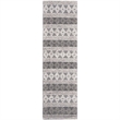 Safavieh Natura 3' x 5' Hand Woven Wool Rug in Charcoal and Gray