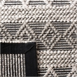 Safavieh Natura 8' x 10' Hand Woven Wool Rug in Charcoal and Gray