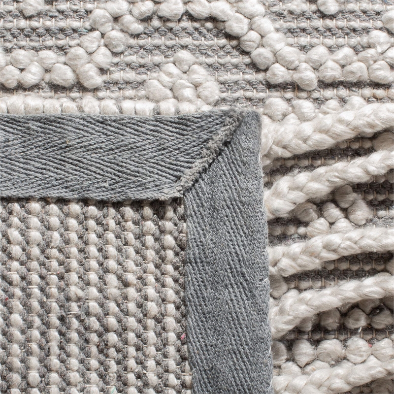 Safavieh Natura 8' x 10' Hand Woven Wool Rug in Gray