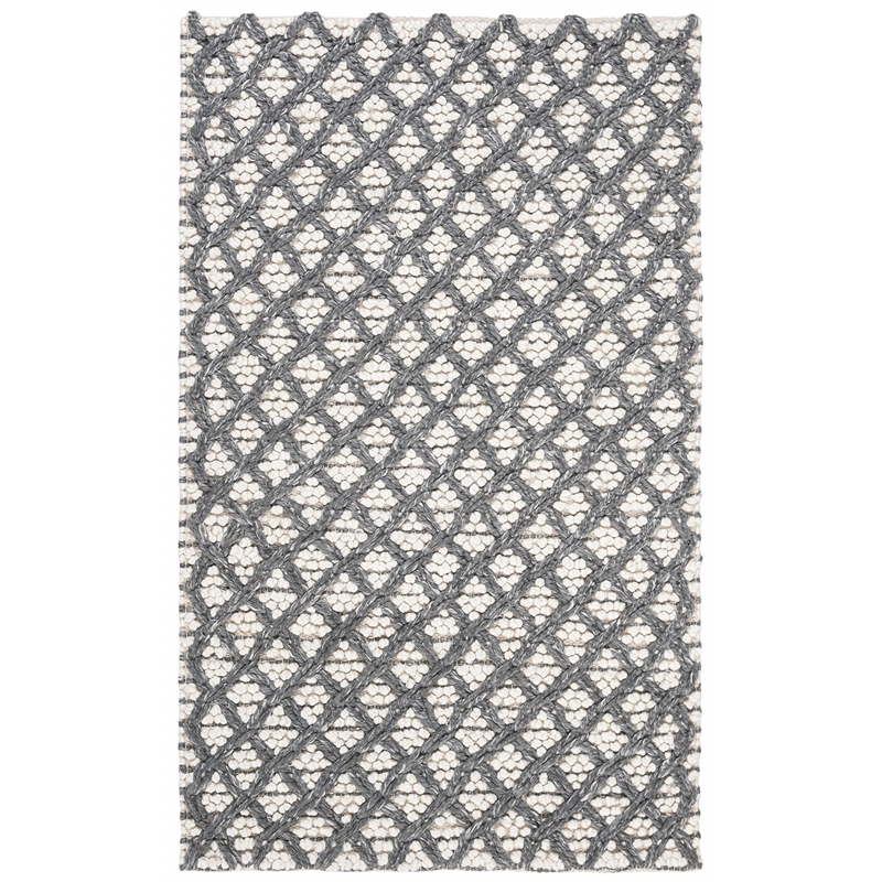 Safavieh Natura 3' x 5' Hand Woven Rug in Gray and Beige
