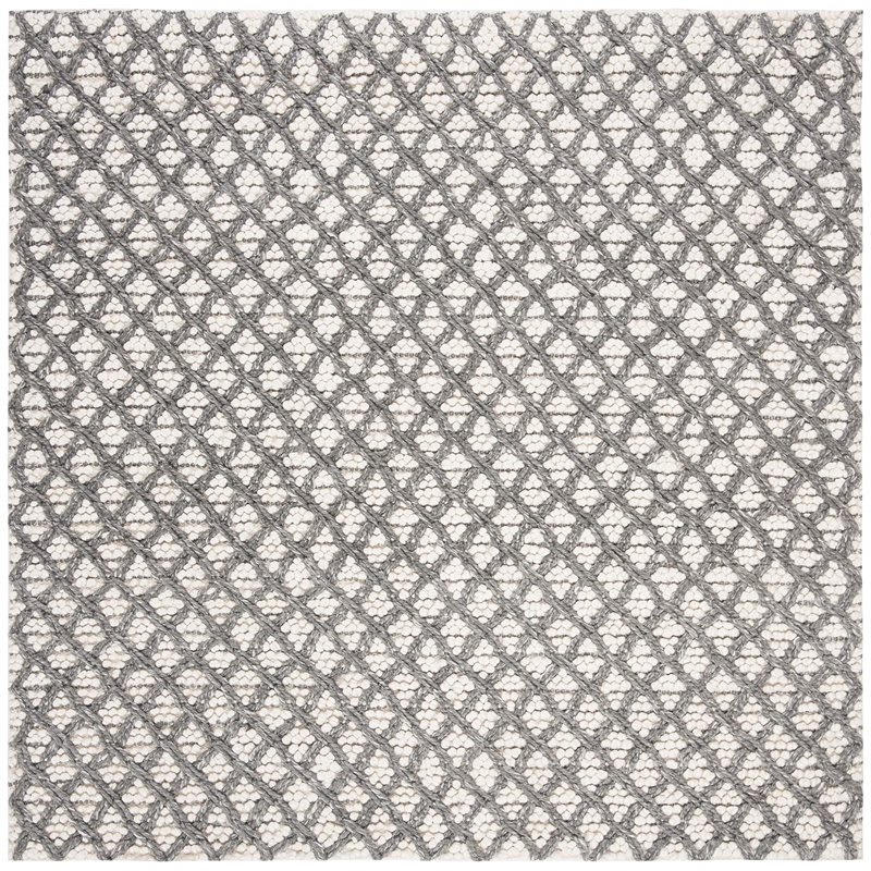 Safavieh Natura 6' Square Hand Woven Rug in Gray and Beige