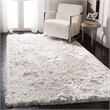 Safavieh Ocean 3' x 5' Hand Tufted Shag Rug in Ivory