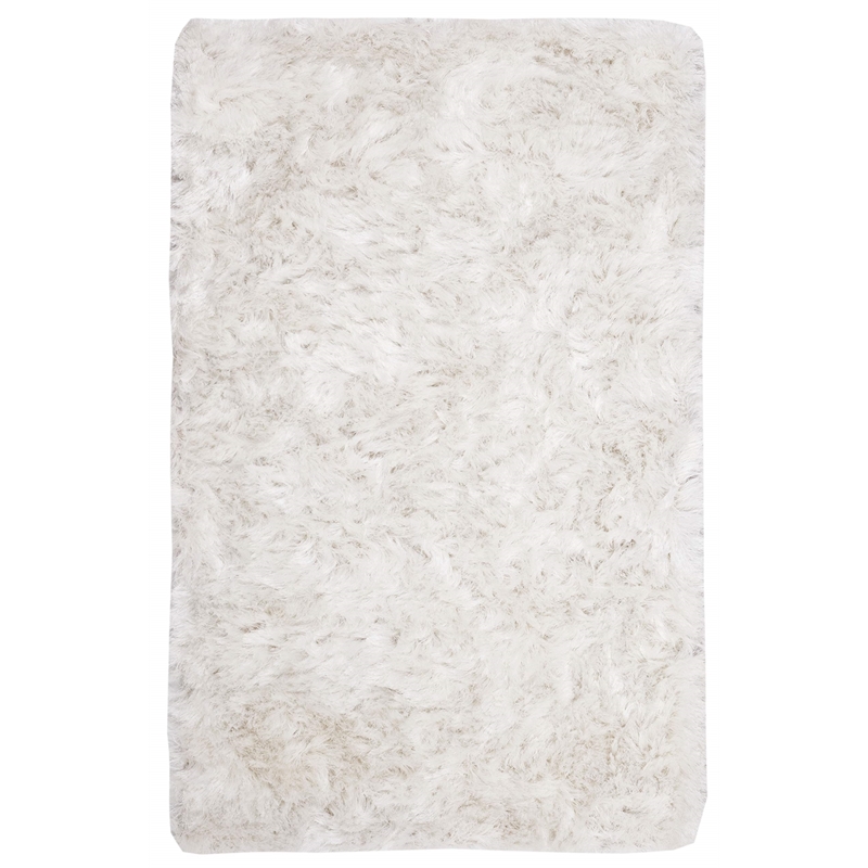 Safavieh Ocean 3' x 5' Hand Tufted Shag Rug in Ivory
