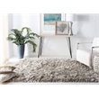 Safavieh Ocean 3' x 5' Hand Tufted Shag Rug in Light Gray