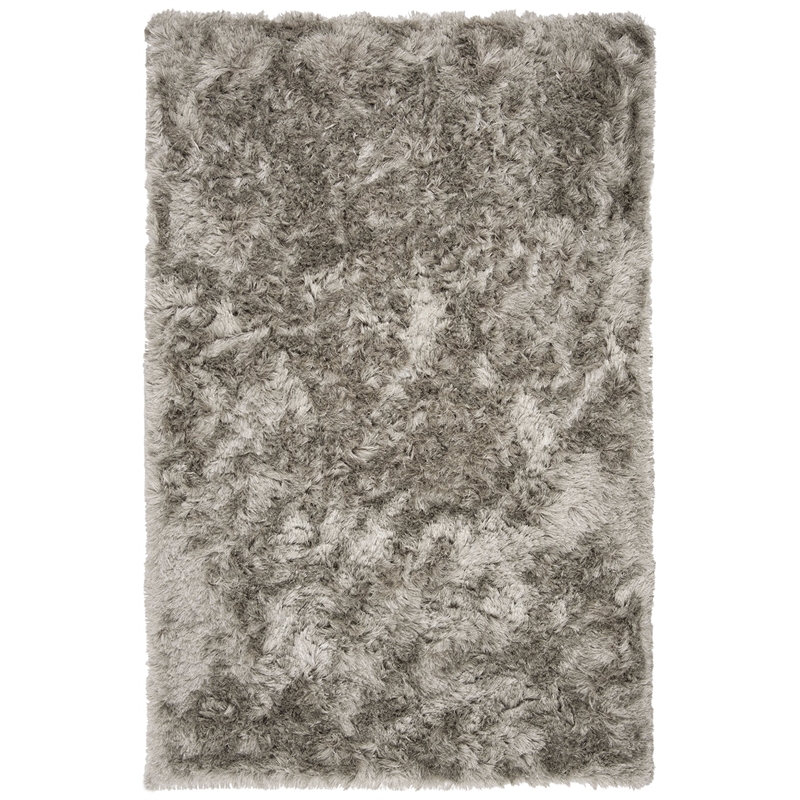 Safavieh Ocean 5' x 8' Hand Tufted Shag Rug in Light Gray