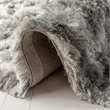 Safavieh Ocean 3' x 5' Hand Tufted Shag Rug in Silver