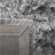 Safavieh Ocean 5' x 8' Hand Tufted Shag Rug in Silver
