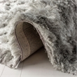Safavieh Ocean 5' x 8' Hand Tufted Shag Rug in Silver