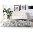 Safavieh Ocean 8' x 10' Hand Tufted Shag Rug in Silver